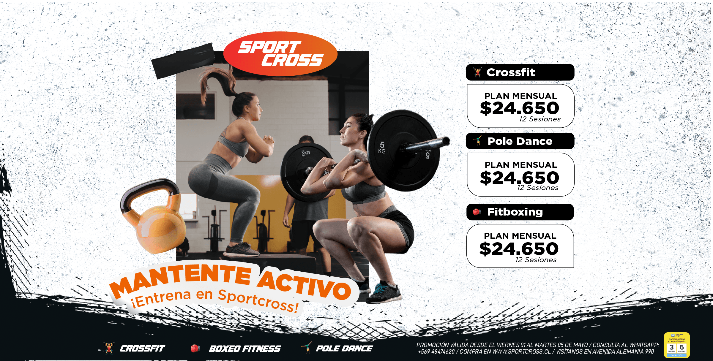 Promoción Pilates Reformer - Sportcross